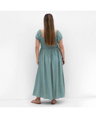 Plus Size Abbigail Split Maxi Dress