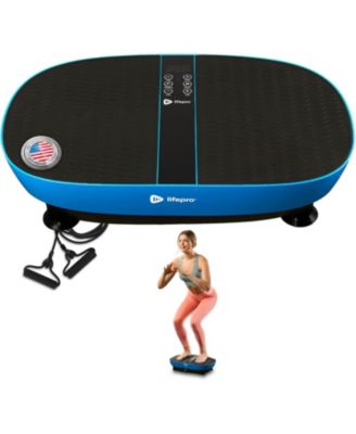 Vibration Plate Exercise Machine with Footpad Pulse Technology – 99 Speeds, 9 Programs, Remote & Resistance Bands – Max Weight 265 lbs
