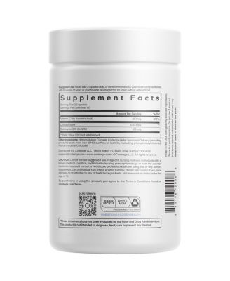 Liposomal Glutathione+ Supplement - 1000 mg Reduced L-Glutathione Pills, Ascorbic Acid, CoQ10, Skin & Antioxidant Support, 120 Capsules