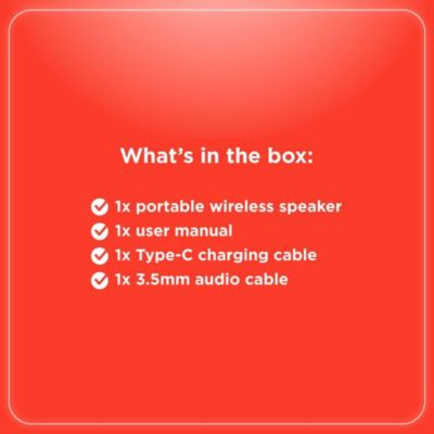 Bluetooth Speaker 30W IPX5 RGB 4000mAh