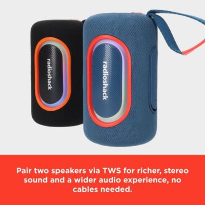 Bluetooth Speaker 20W IPX5 Black/Orange RGB 3600mAh