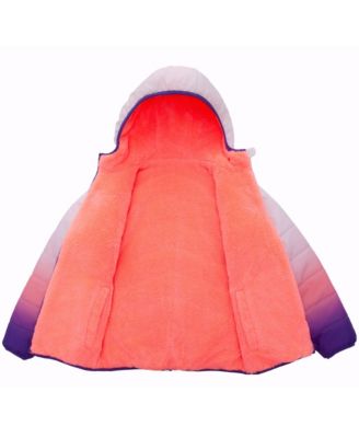 Little and Big Girls' Reversible Fleece Jacket