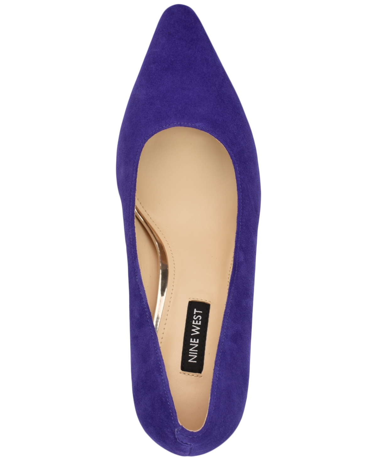 Nine West Women's Monda Block Heel Slip-on Dress Pumps In Purple