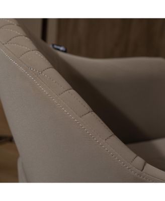 Swivel Office Chair Rock Computer Chair w/ Adjustable Height,