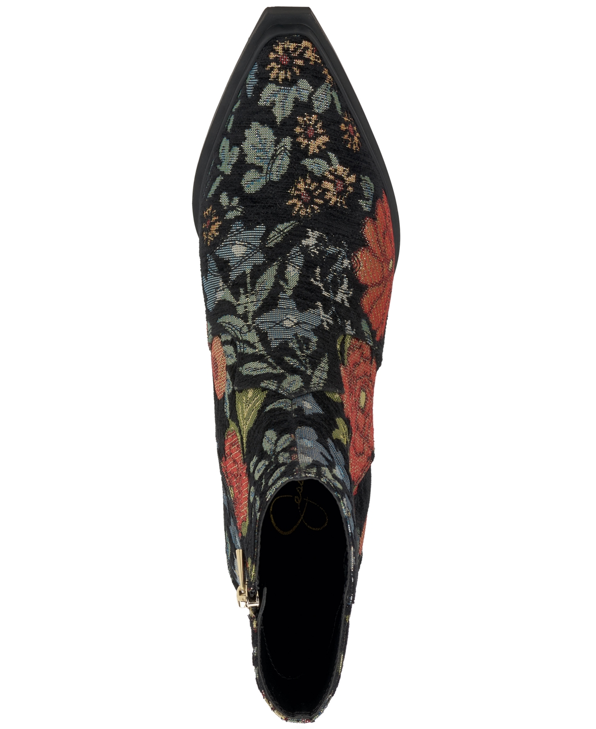 Jessica Simpson Helvona Pointed Toe Bootie In Multi