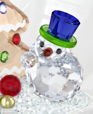 Holiday Cheers Tree and Snowman Ball Ornament