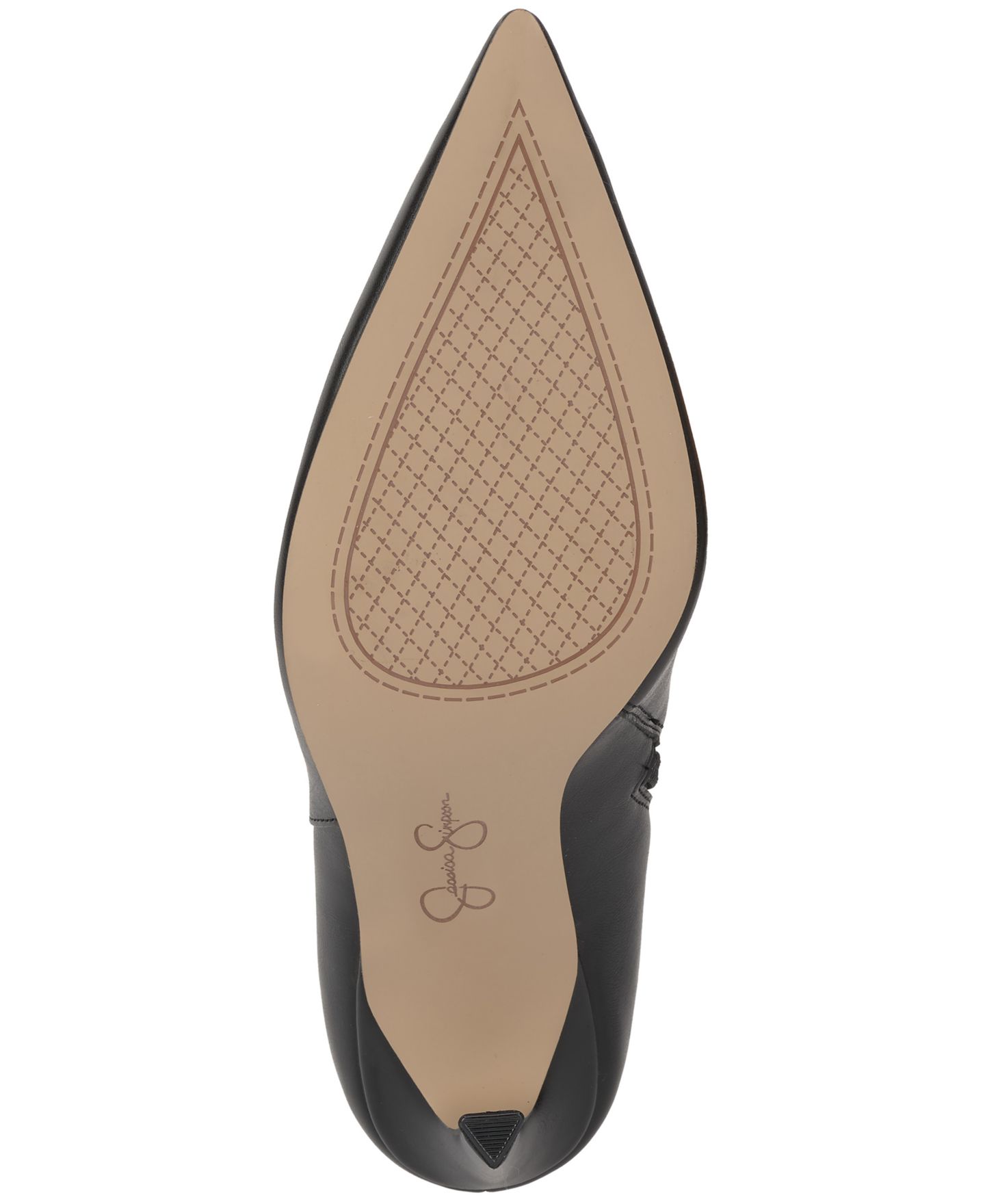 Женские ботинки Jessica Simpson Welina Pointed-Toe Slouch Booties, цвет: Чёрный гладкий — фото 5