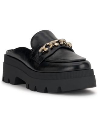 Jessica Simpson Women's Undelie Lug Sole Loafer Mules - Macy's