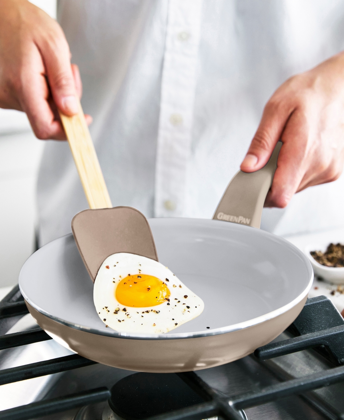 GreenPan Dover Ceramic Nonstick 7" Frypan with Spatula