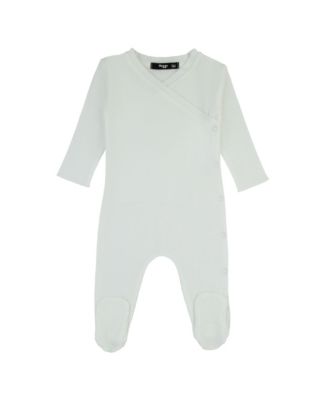 Unisex Baby Bamboo Ribbed Kimono Footie