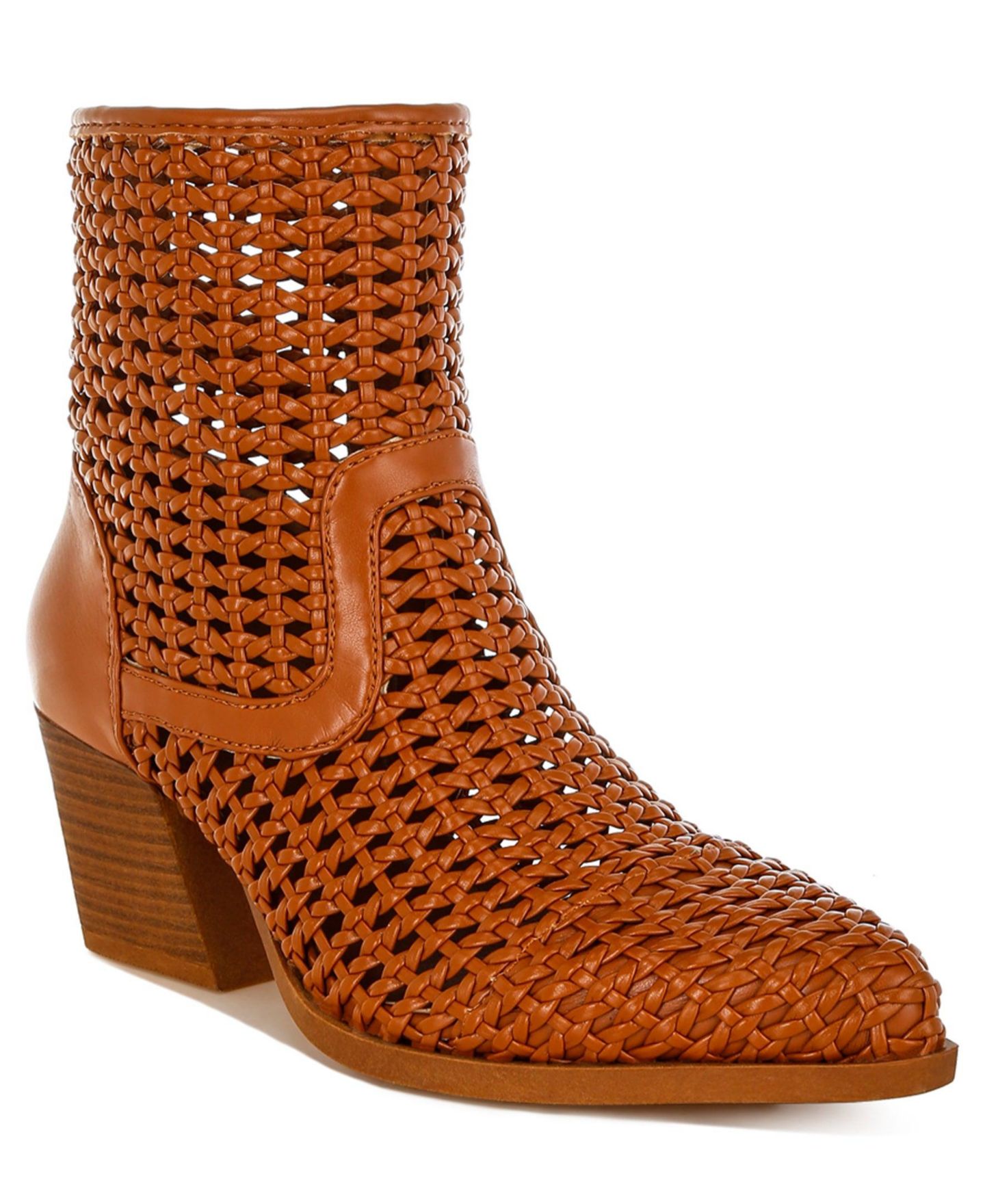 Женские ботинки Rag & Co Artisole Woven Pleather Block, цвет: Бежевый / Хаки — фото 3