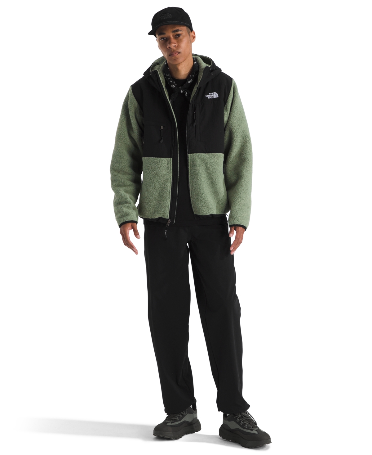 The North Face Men's Retro Denali Hoodie In Animal Print