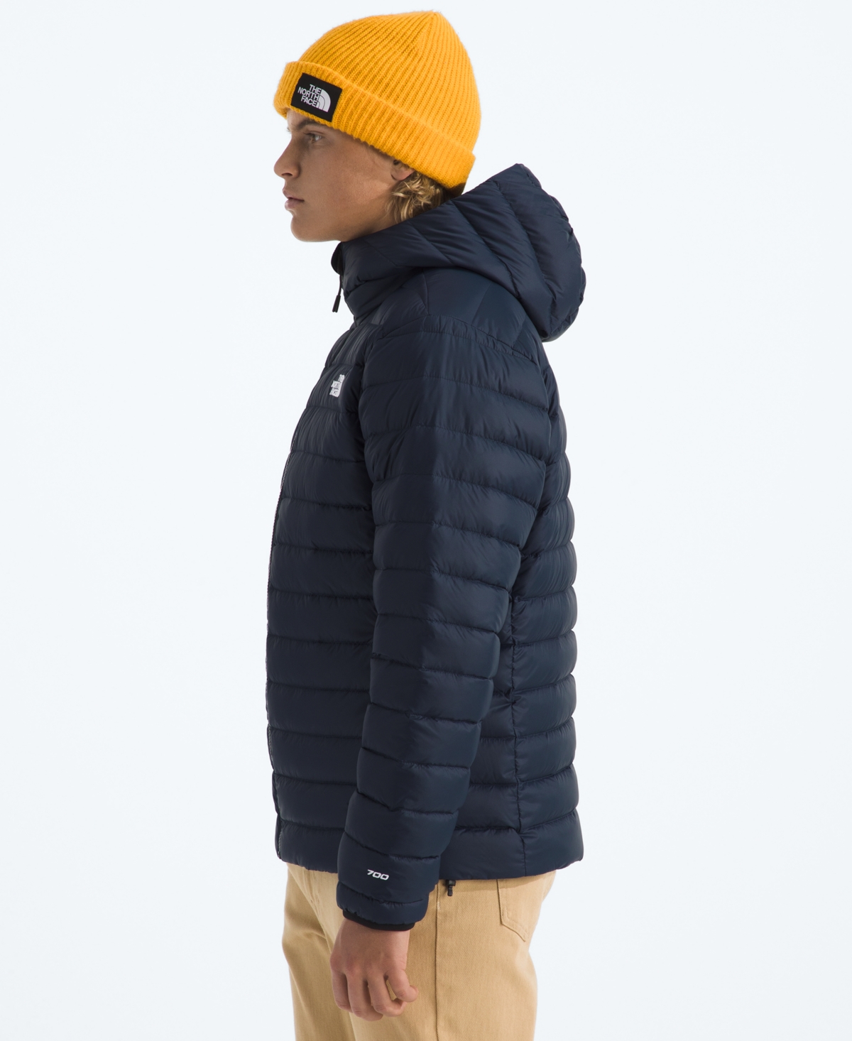 The North Face Classic 700 Fill Power Down Hooded Jacket In Animal Print