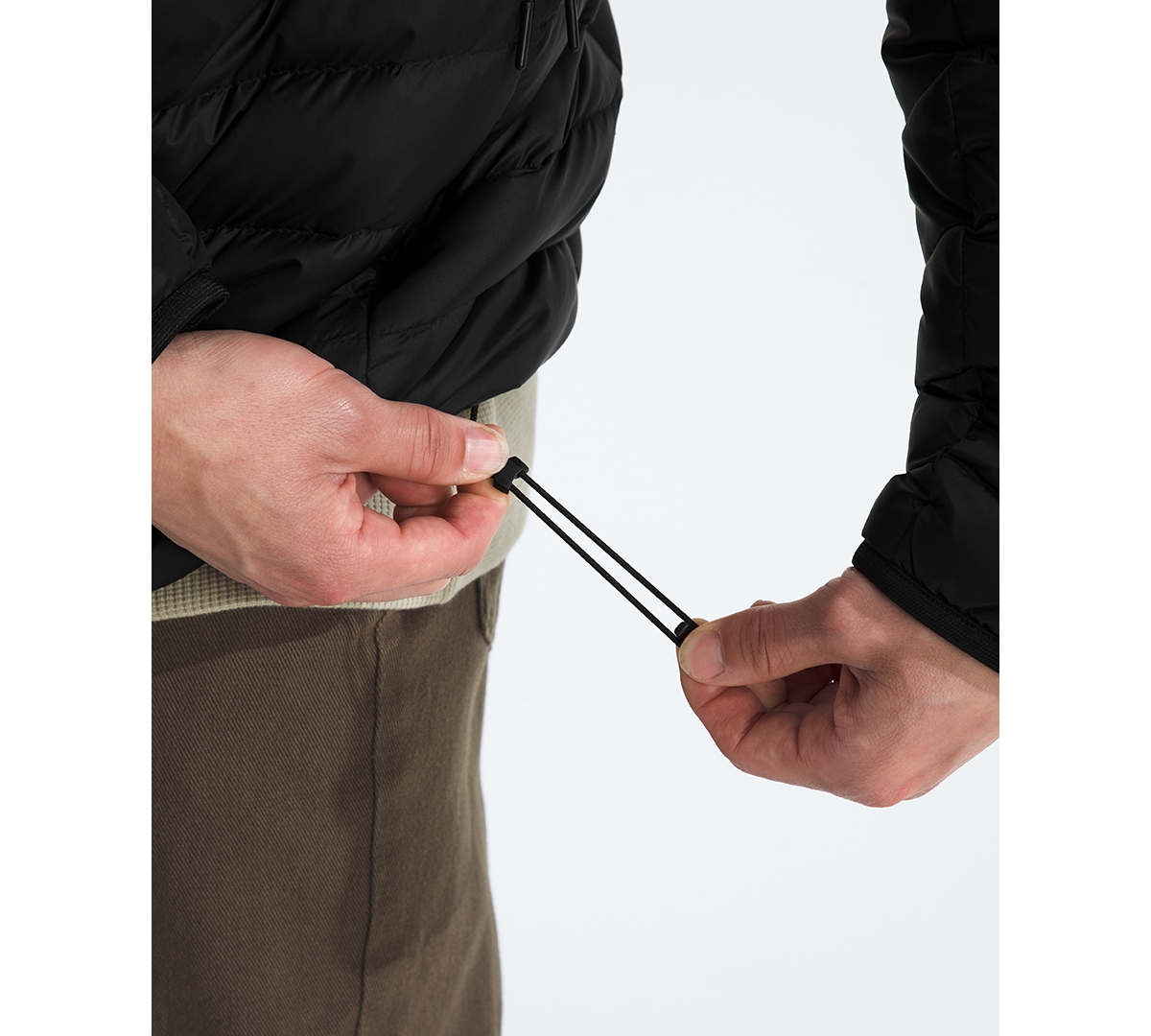 The North Face Men's Classic Down Hooded Jacket In Black
