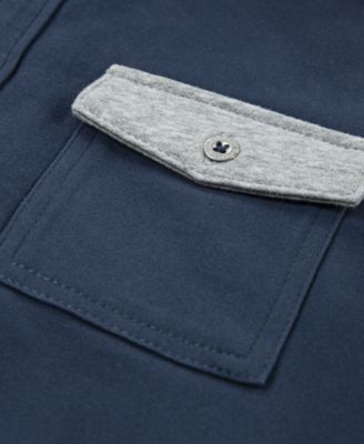 Boys' Toddler 2T-4T Hooded Shacket Top and Jogger Pants, 2-Piece Set