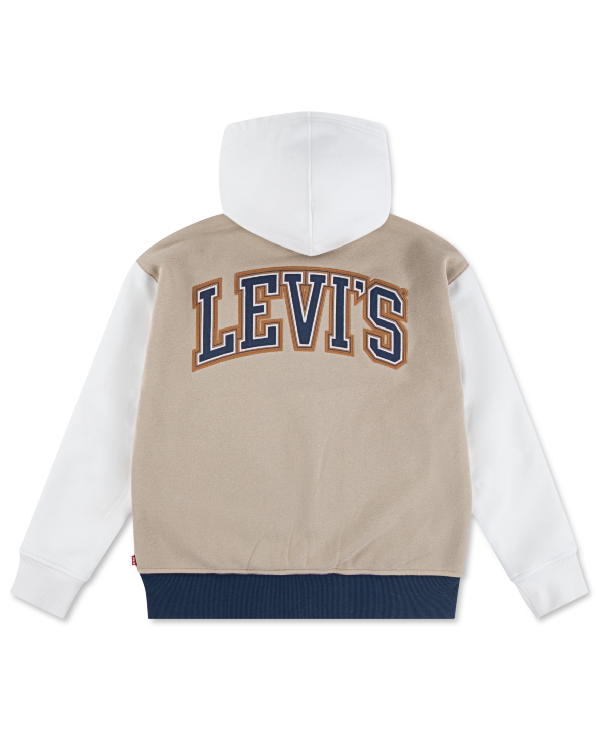 Levi's Boys 8-20 Varsity Bomber Full Zip Jacket In Nude
