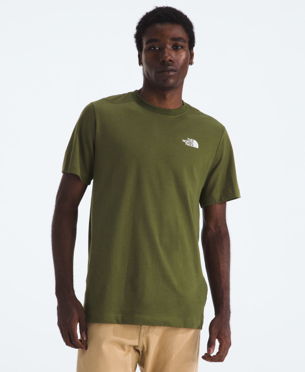 The North Face Men's Evolution Box Camo Fill Short Sleeve Graphic T-shirt In Green