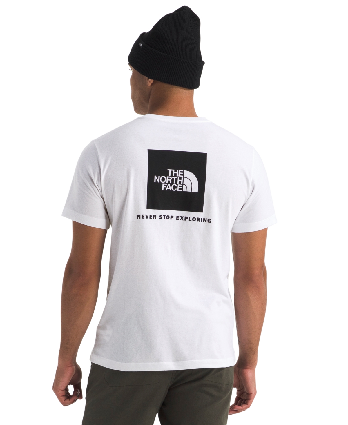 The North Face Men's Evolution Box Short Sleeve T-shirt In White