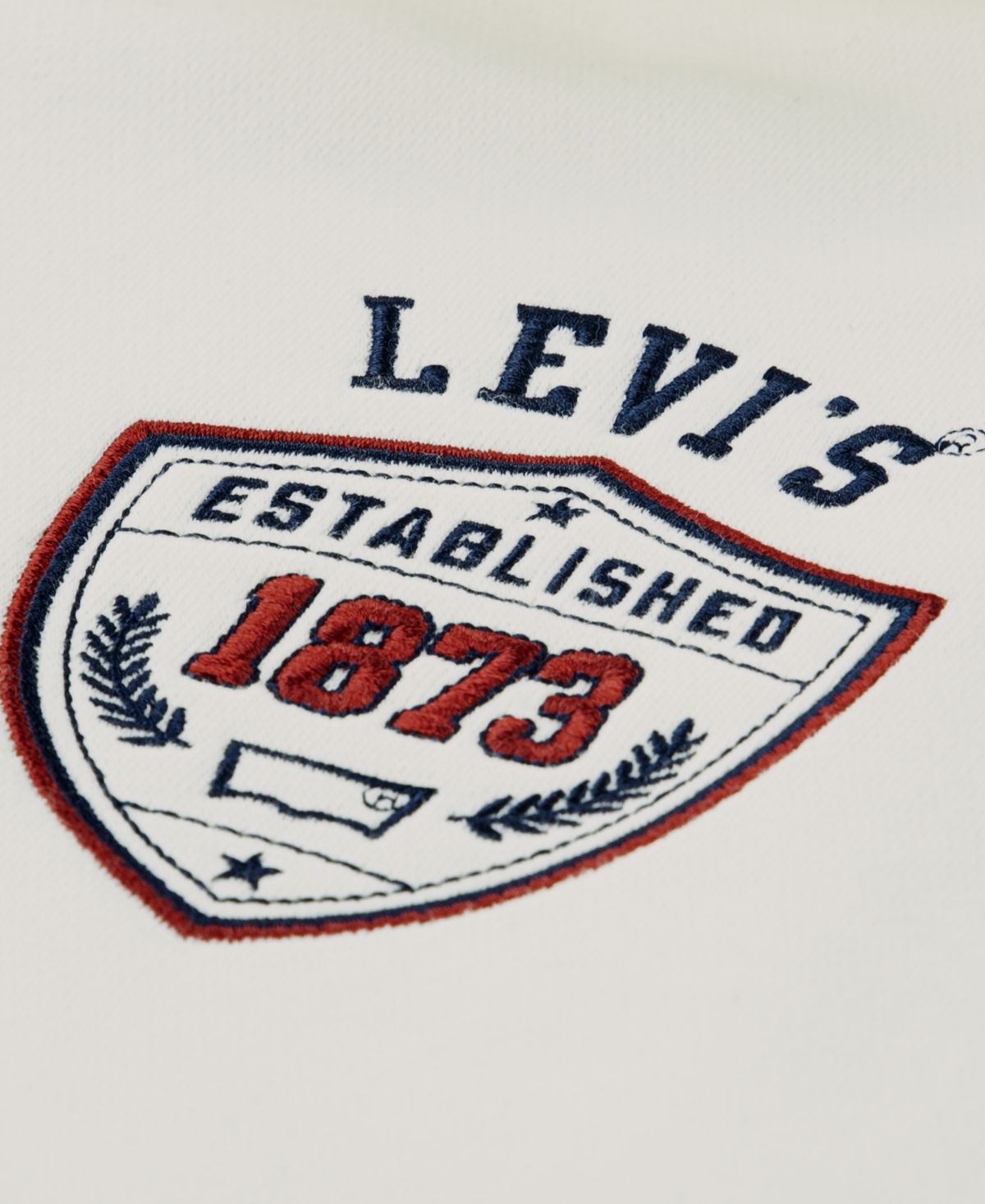 Levi's Boys 4-7 On The Field Full Zip Hoodie In White