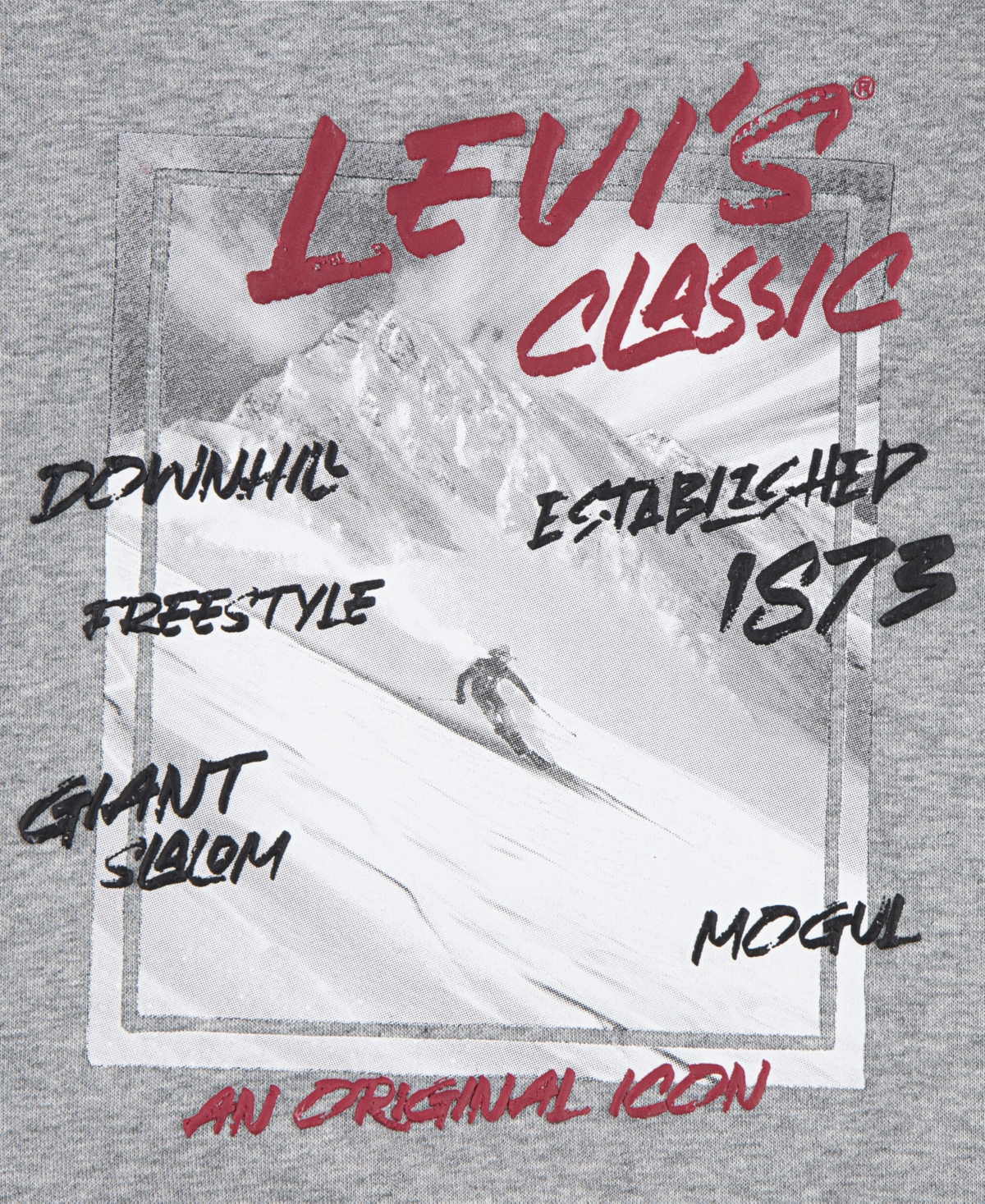 Levi's Boys 4-7 Black Diamond Pullover Hoodie In Gray