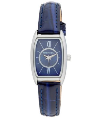 Women's Modena Blue Leather Strap Watch, 22mm