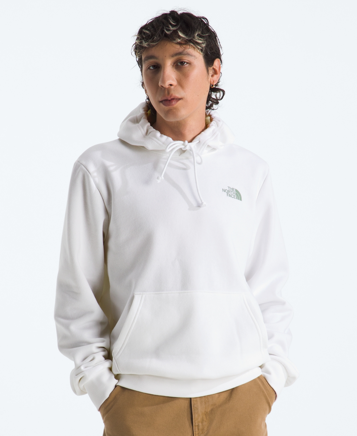 The North Face M Raglan Red Box Hd Tnf White In White