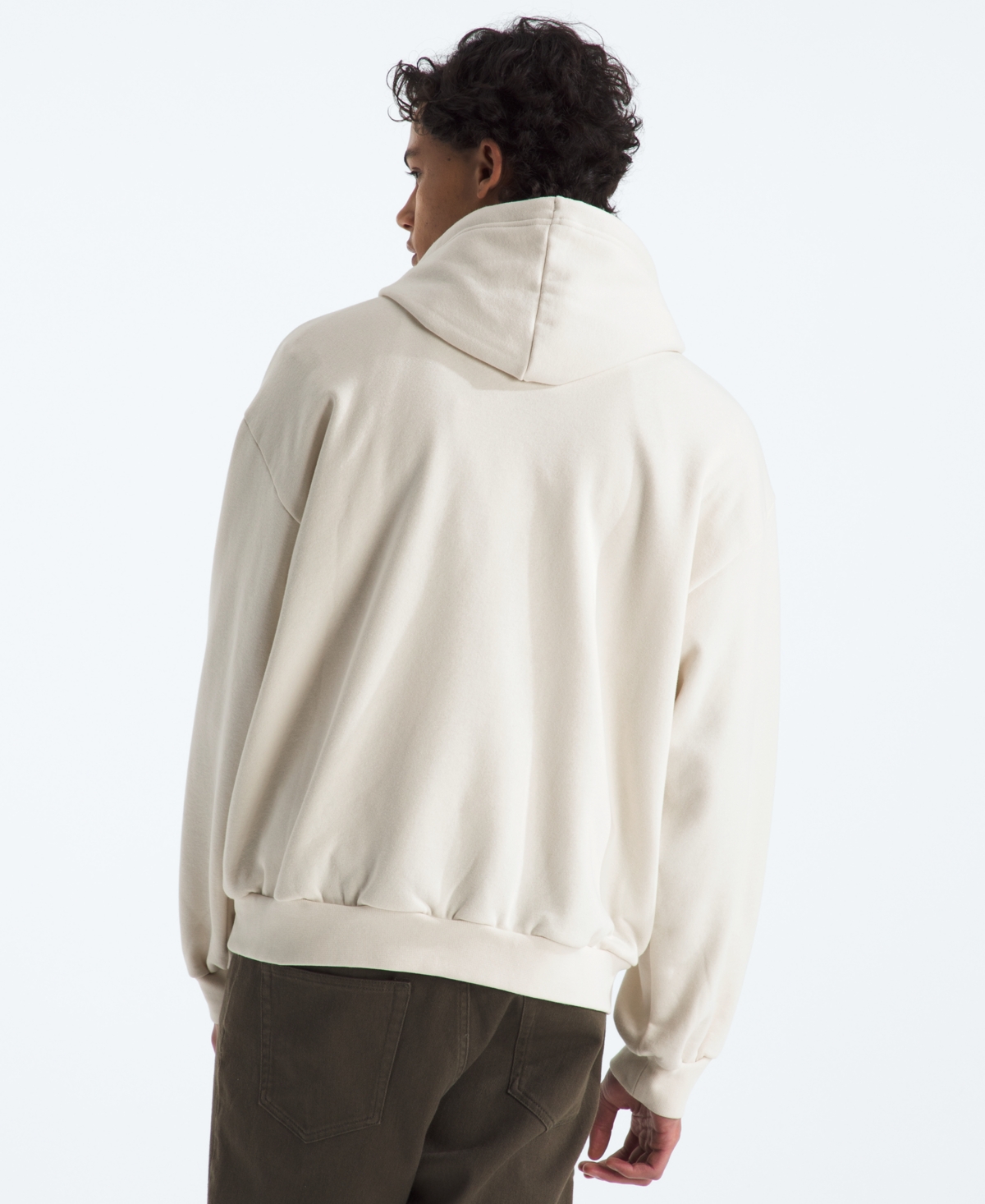 The North Face Men's Evolution Simple Dome Oversized Hoodie In White