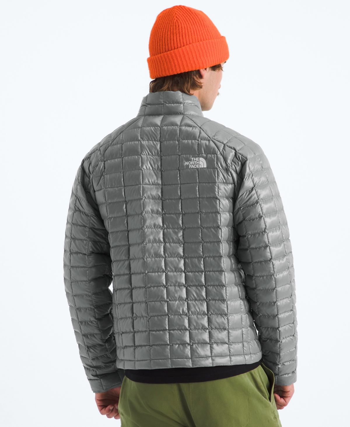 The North Face Thermoball Quilted Jacket In Gray