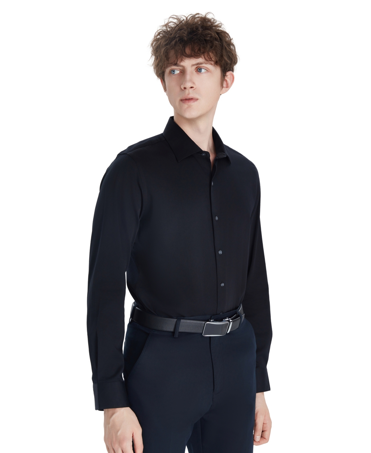 Bar Iii Men's Sateen Solid Dress Shirt, Macy's Exclusive In Multi