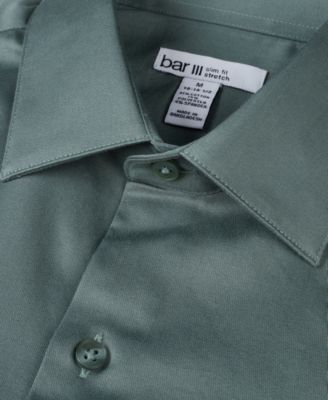 Men's Sateen Solid Dress Shirt