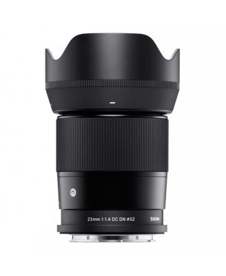 23mm f/1.4 DC DN Contemporary Lens for L Mount Bundle with 52mm Multi Coated UV Filter, Microfiber Cleaning Cloth