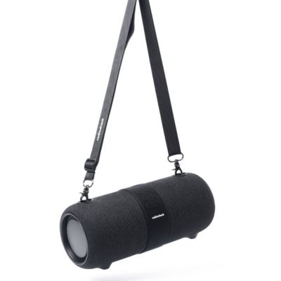 Portable Bluetooth Speaker 14W IPX6 in Rugged Style with RGB Lights FM Radio and TWS for Pairing Black