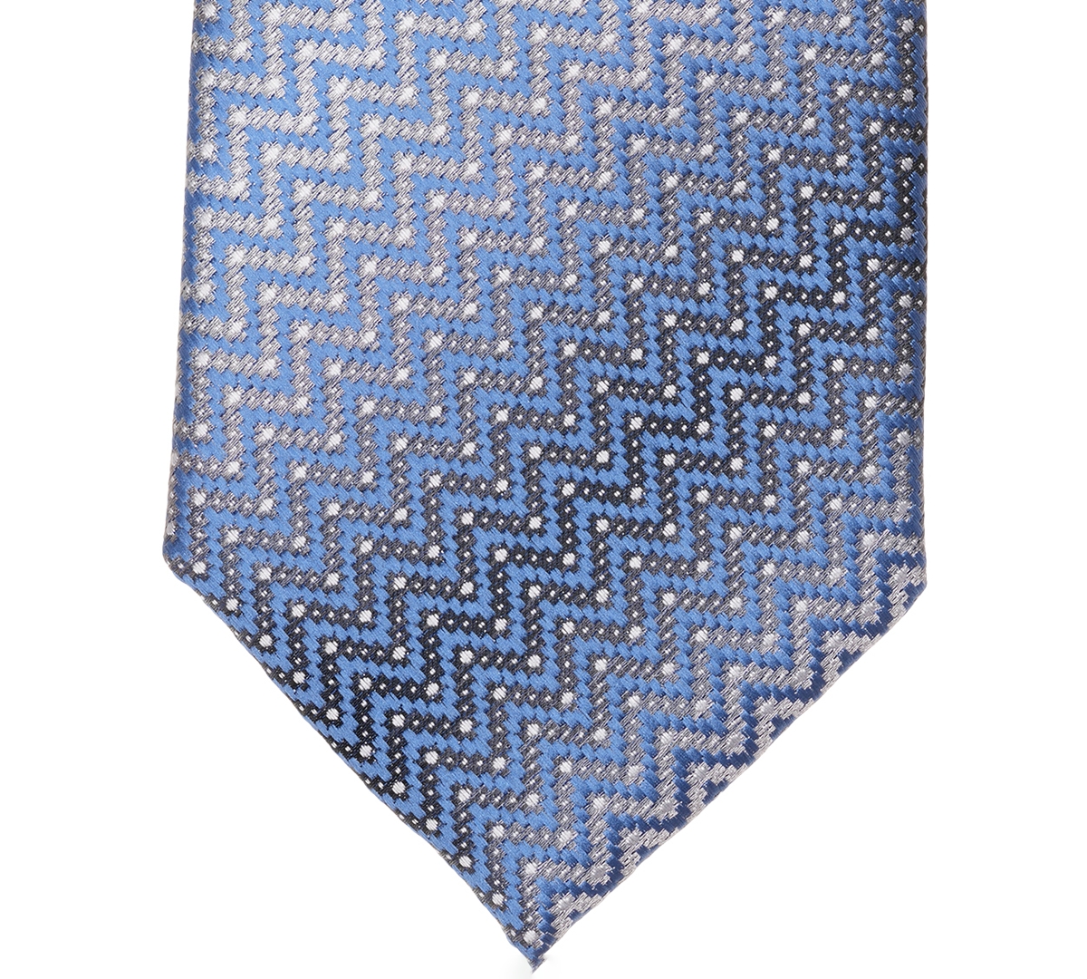 Perry Ellis Portfolio Men's Paynter Geo-pattern Classic Tie In Blue