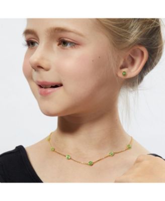 Petit Bubble Necklace in Green