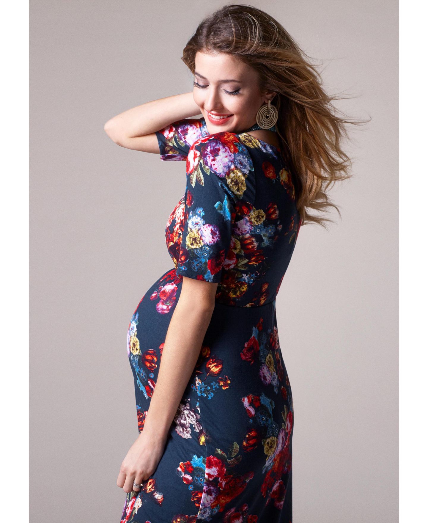 Женское платье Tiffany Rose Maternity Tiffany Rose Anna Shift, цвет: Тёмно-синий — фото 8