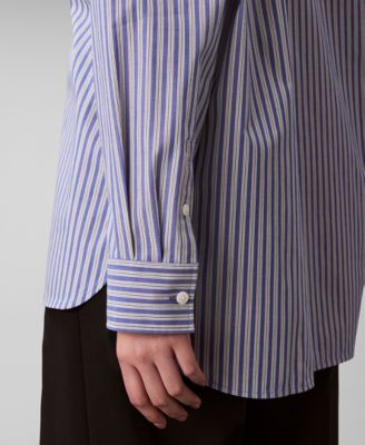 Women's Poplin Relaxed Button Down Shirt