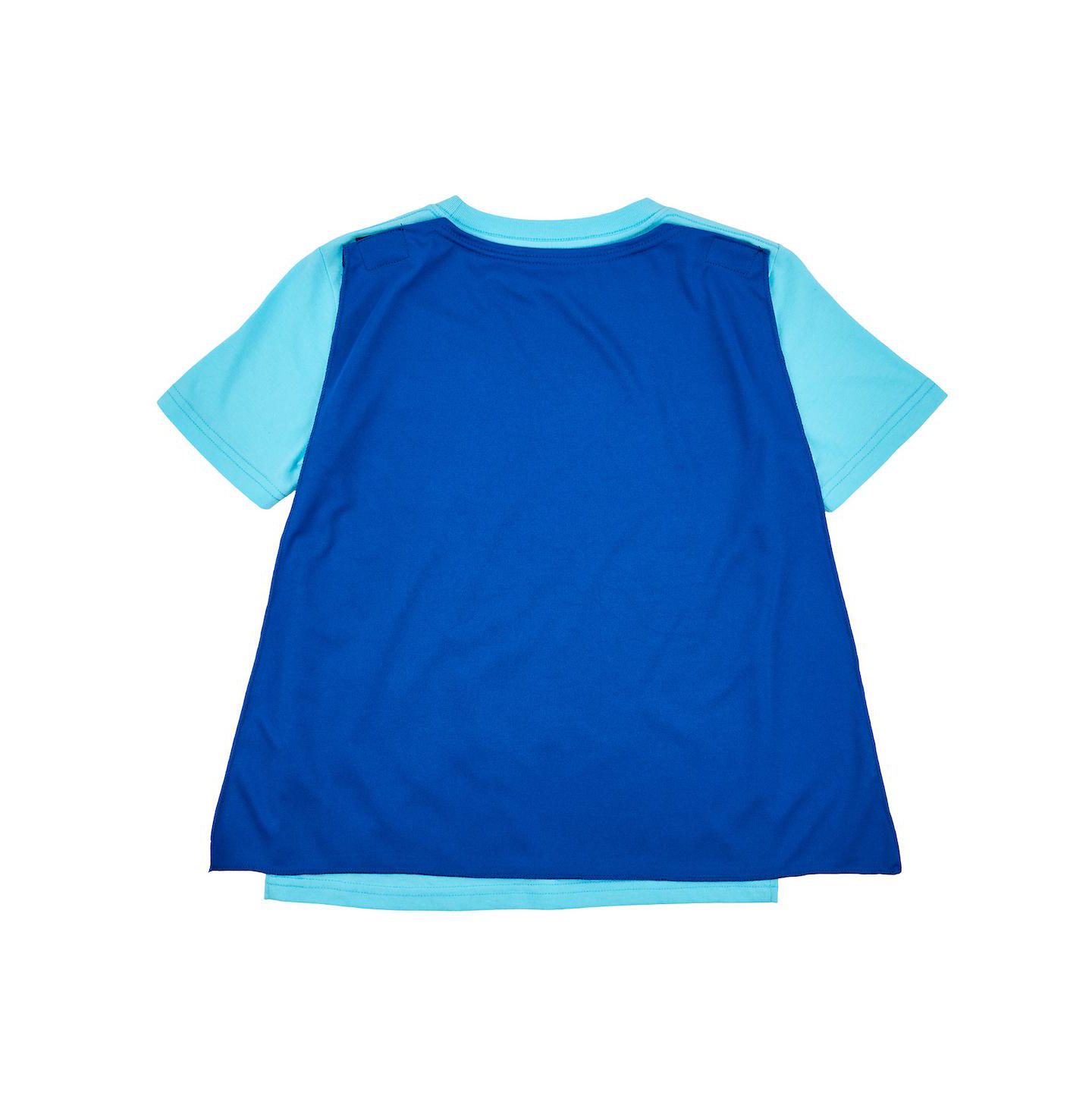 Футболка Dog Man Bone and Belt Print 4-18 Crew Neck Short Sleev Cape для мальчиков, цвет: Синий — фото 3