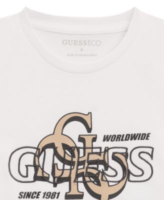 Big Boys' Short Sleeve Drop Shadow Logo T-Shirt