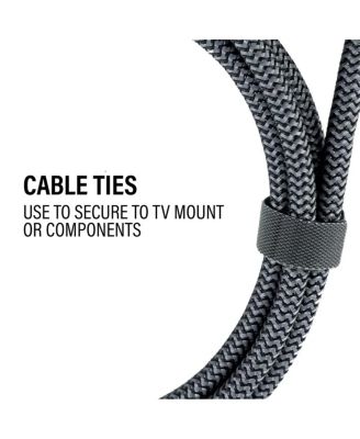 RX-V385BL 5.1 Channel AV Receiver with Sanus Ultra High Speed 8K  6.56 ft. HDMI 2.1 Cable