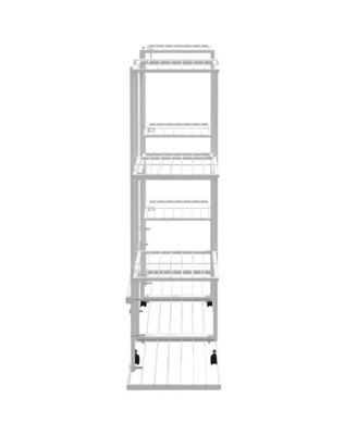 Flower Stand White Powder-coated iron Tall Flower Stand