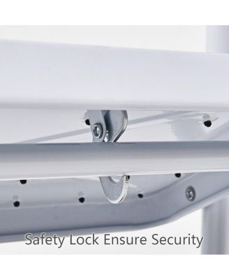 3 Step Ladder Folding Stool Heavy Duty 330Lbs Capacity Industrial Lightweight