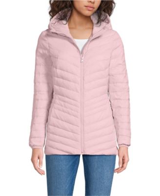 Women's Wanderweight Packable Down Hooded Long Jacket