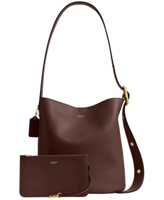 Bleecker Large Leather Bucket Bag 