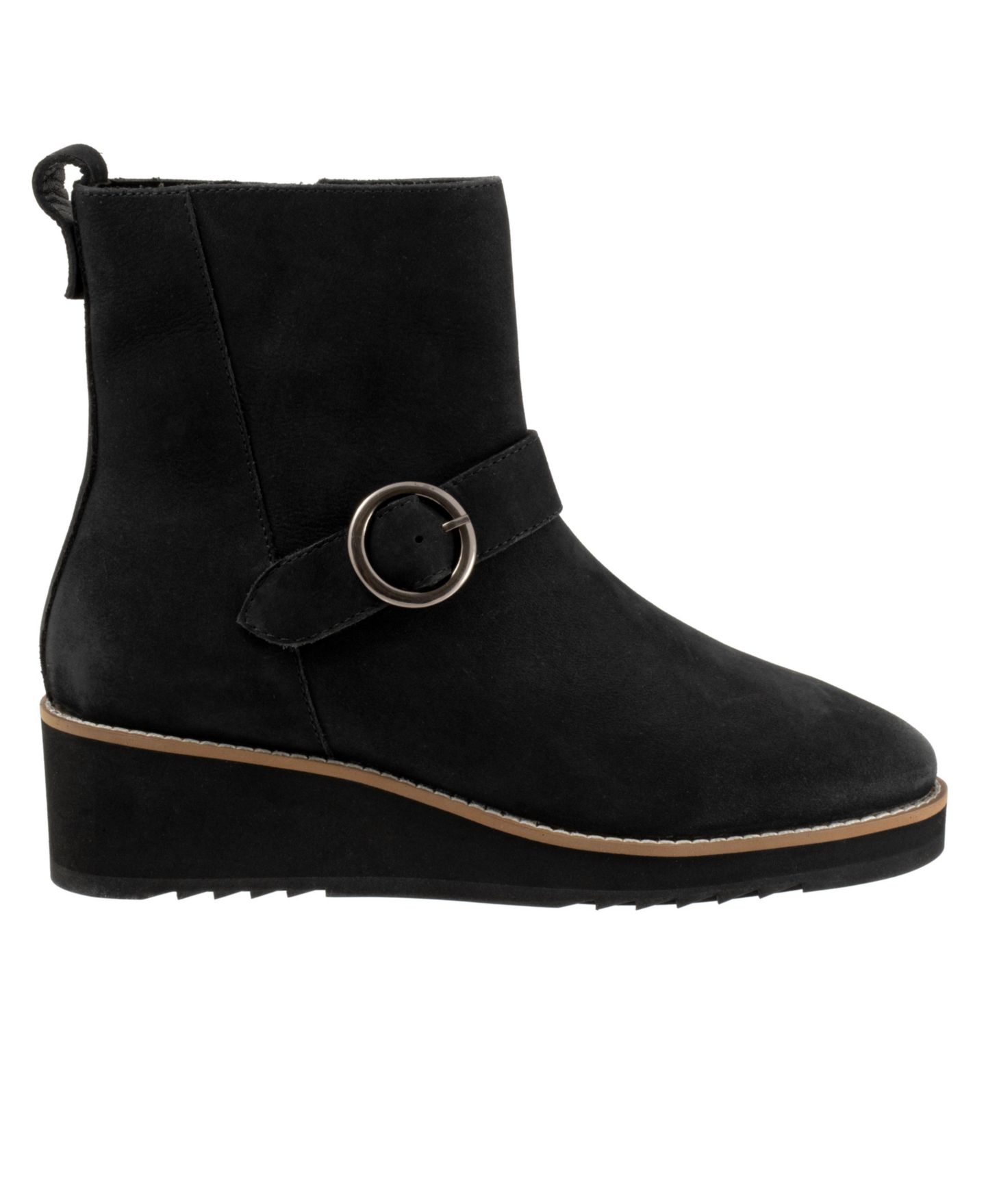 Женские ботинки SoftWalk Westland Boot, цвет: Чёрный нубуковый — фото 2