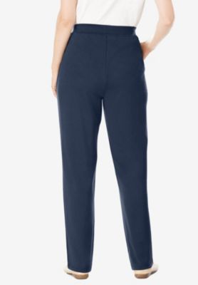 Women's Within Tall Straight-Leg Stretch Ponte-Knit Pull-On Pants