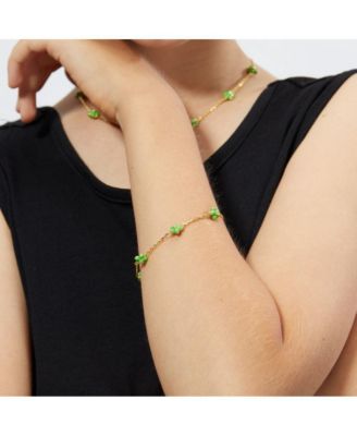 Petit Daisy Green Bracelet