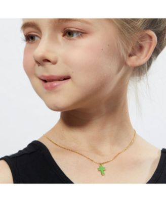 Petit Faith Necklace in Green
