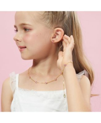 Petit Bubble Earrings in Rose