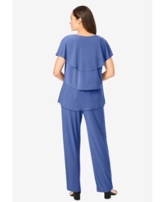 Plus Size Tiered Pant Set