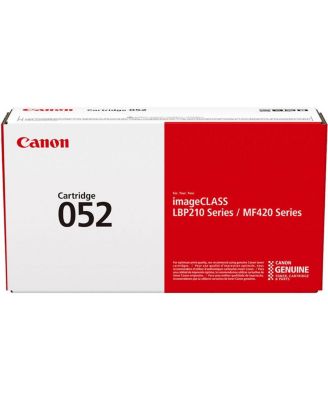 052 Black Toner Cartridge for imageCLASS LBP 210 and MF420 Series Printer, 3100 Pages Yield